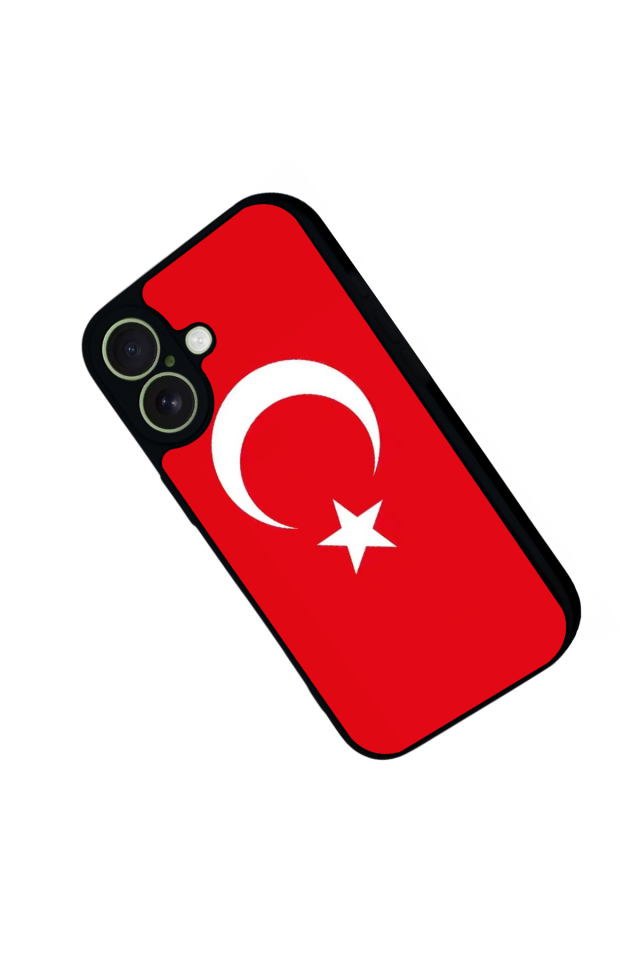 iPhone 17 Uyumlu Türk Bayragi Tasarımlı Glossy Premium Kılıf