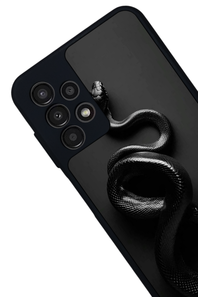 Samsung Galaxy A23 Uyumlu Yılan Tasarımlı Glossy Premium Kılıf