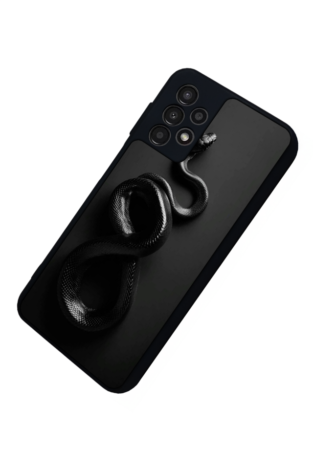 Samsung Galaxy A23 Uyumlu Yılan Tasarımlı Glossy Premium Kılıf