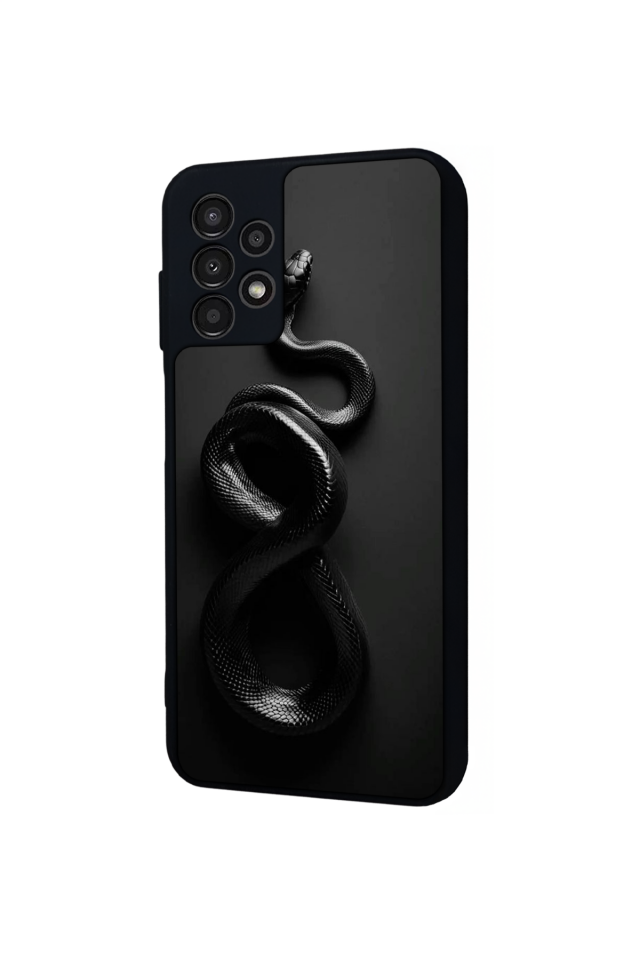 Samsung Galaxy A23 Uyumlu Yılan Tasarımlı Glossy Premium Kılıf