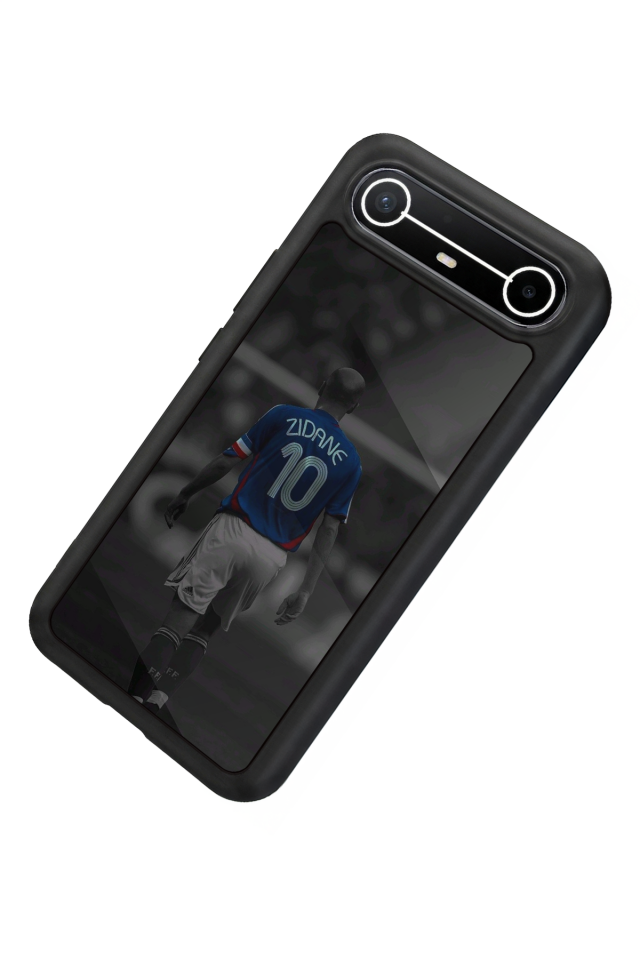 Tecno Spark Slim 5G Uyumlu Zidane Tasarımlı Glossy Premium Kılıf