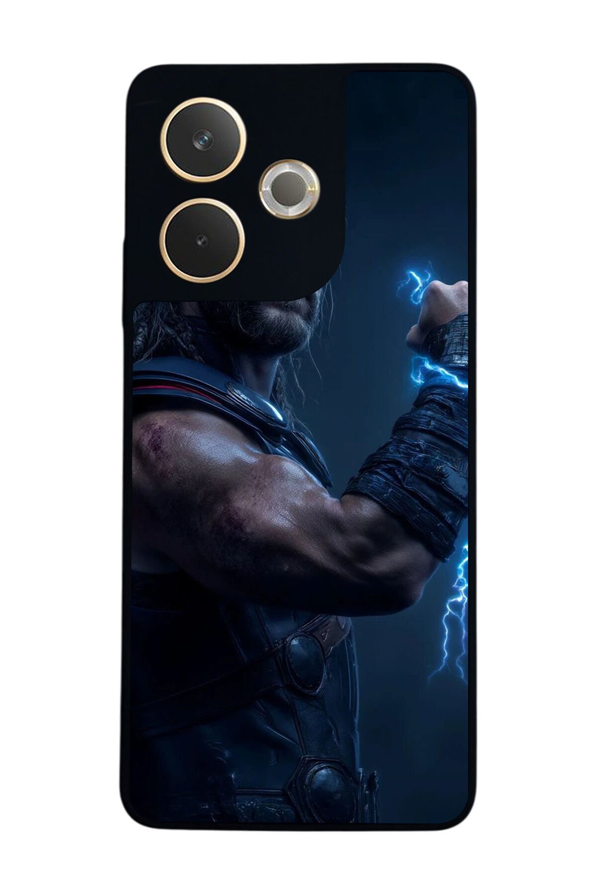 Oppo A5 Pro Uyumlu Thor Tasarımlı Glossy Premium Kılıf