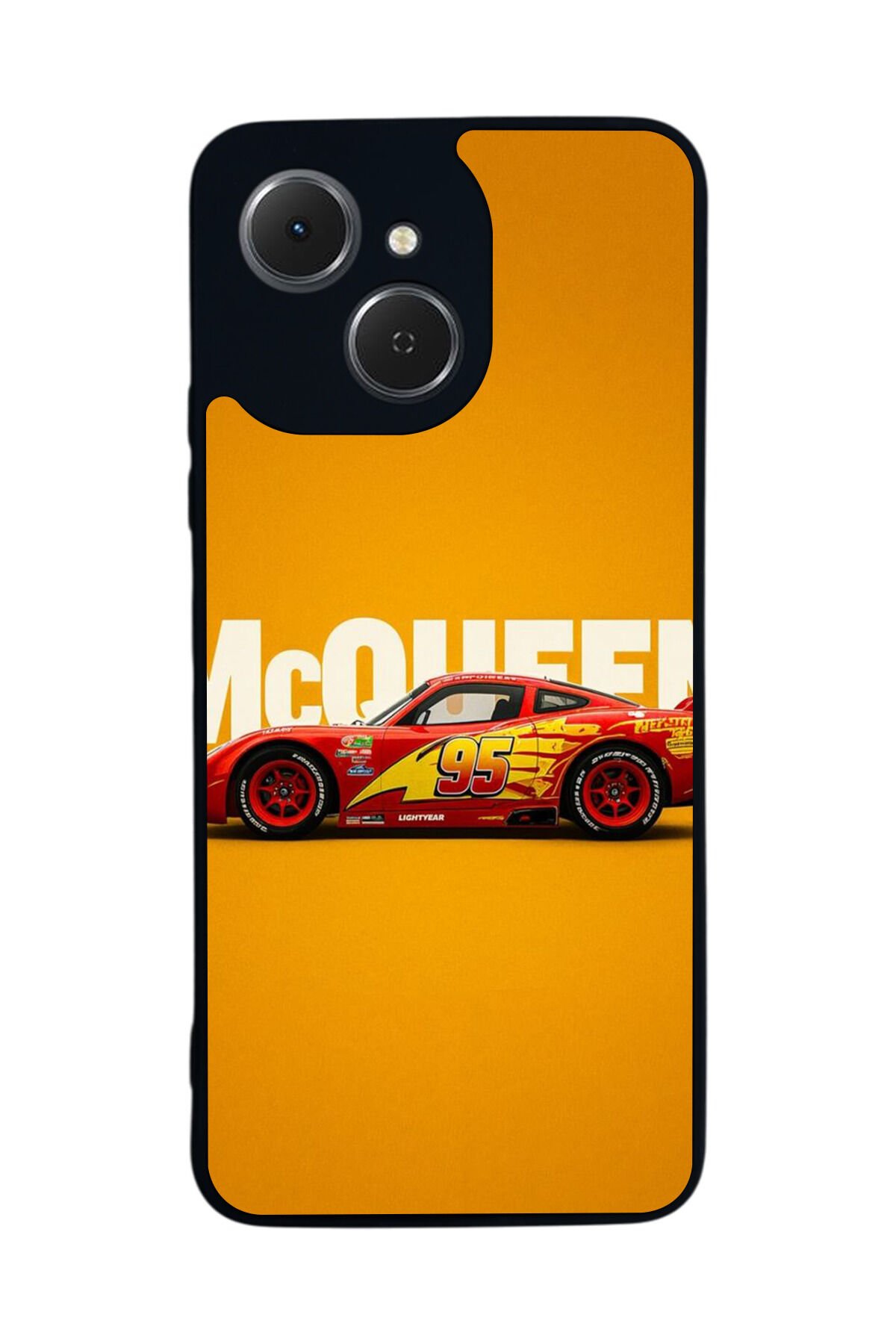 Tecno Spark 40C Uyumlu Şimsek McQueen Tasarımlı Glossy Premium Kılıf