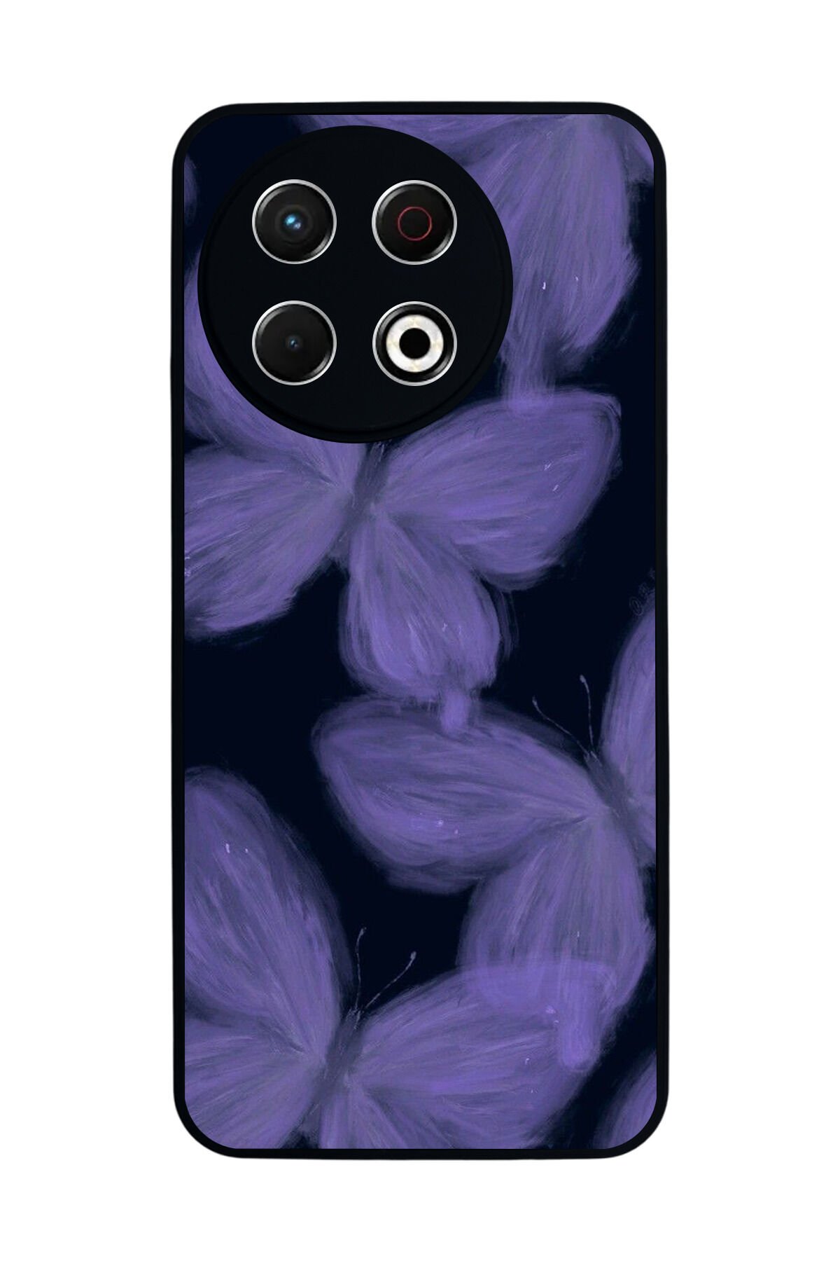 Tecno Spark 30 Pro Uyumlu Kelebek Tasarımlı Glossy Premium Kılıf