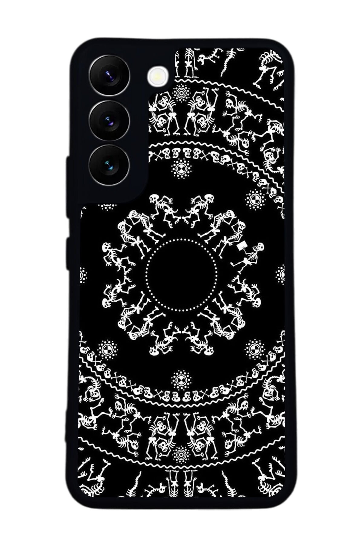 Samsung Galaxy S22 Uyumlu Mandala Tasarımlı Glossy Premium Kılıf