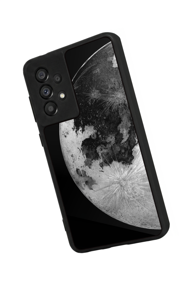 Samsung Galaxy A73 Uyumlu Ay Tasarımlı Glossy Premium Kılıf