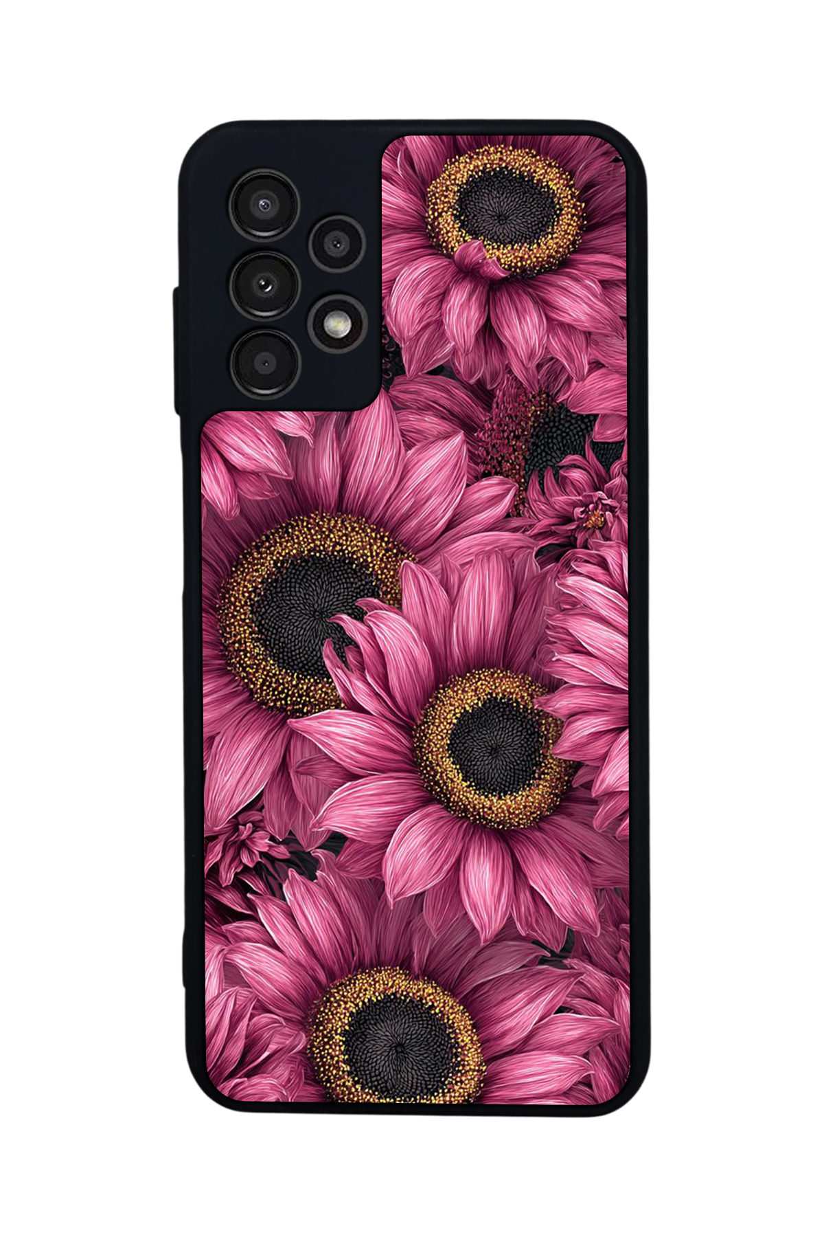 Samsung Galaxy A13 Uyumlu Cicek Tasarımlı Glossy Premium Kılıf