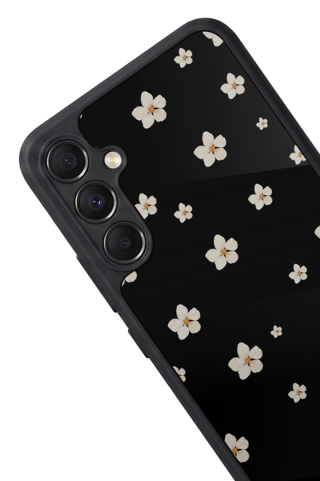 Samsung Galaxy M34 Uyumlu Cicek Tasarımlı Glossy Premium Kılıf