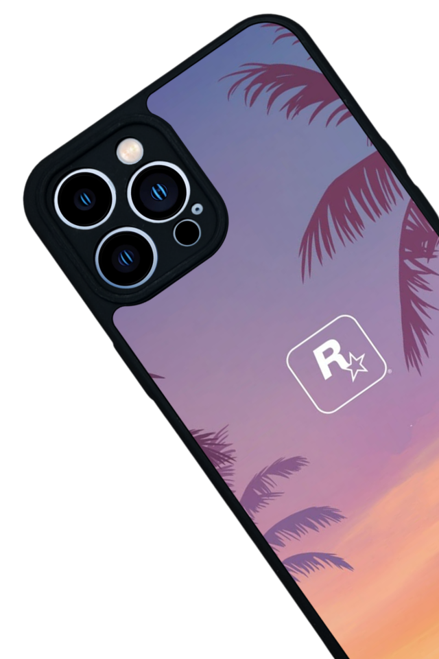 iPhone 13 Pro Max Uyumlu GTA Tasarımlı Glossy Premium Kılıf