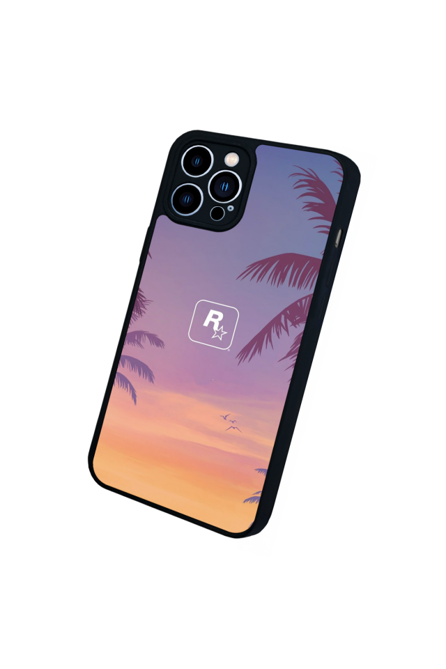 iPhone 13 Pro Max Uyumlu GTA Tasarımlı Glossy Premium Kılıf
