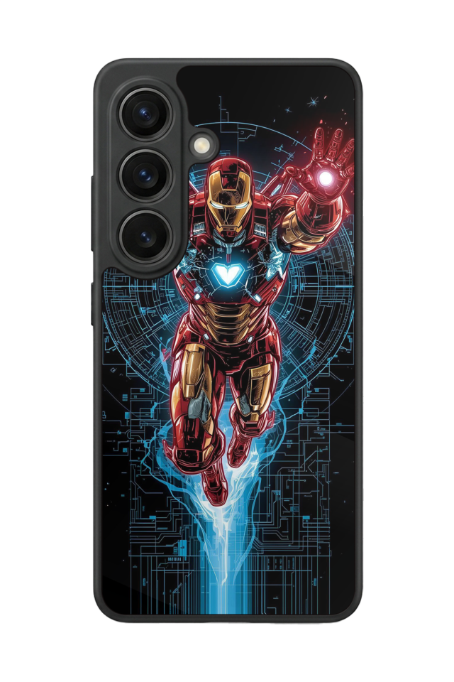 Samsung Galaxy S26 Uyumlu Iron Man ( Demir Adam ) Tasarımlı Glossy Premium Kılıf