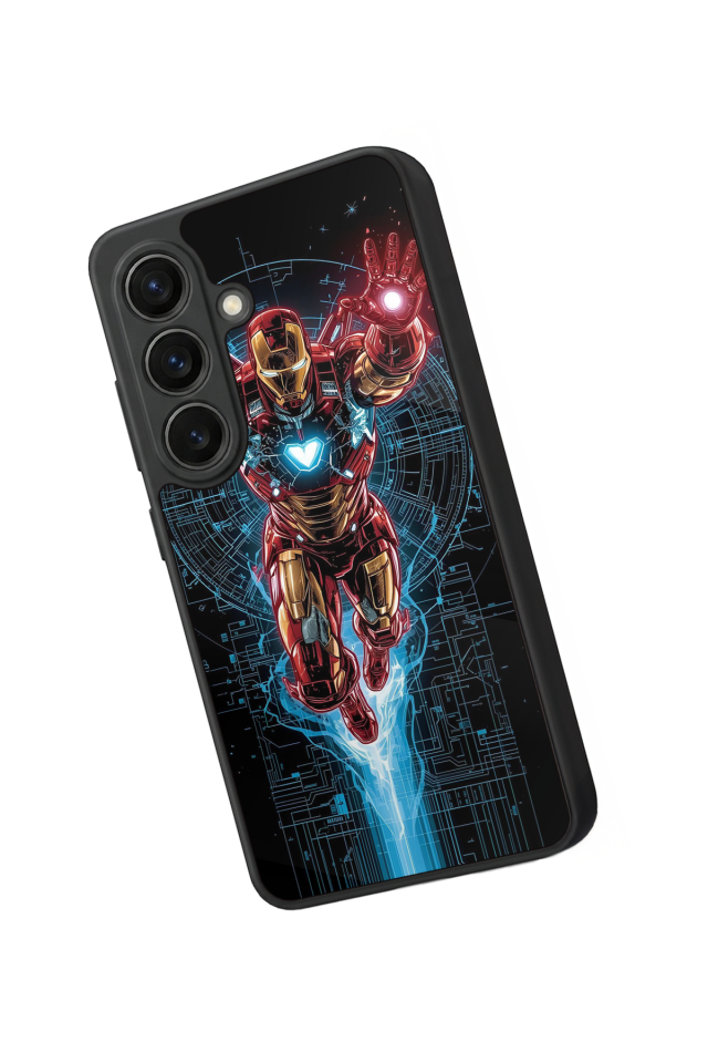 Samsung Galaxy S26 Uyumlu Iron Man ( Demir Adam ) Tasarımlı Glossy Premium Kılıf