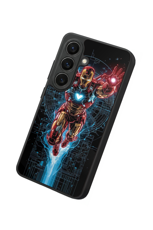 Samsung Galaxy S26 Uyumlu Iron Man ( Demir Adam ) Tasarımlı Glossy Premium Kılıf
