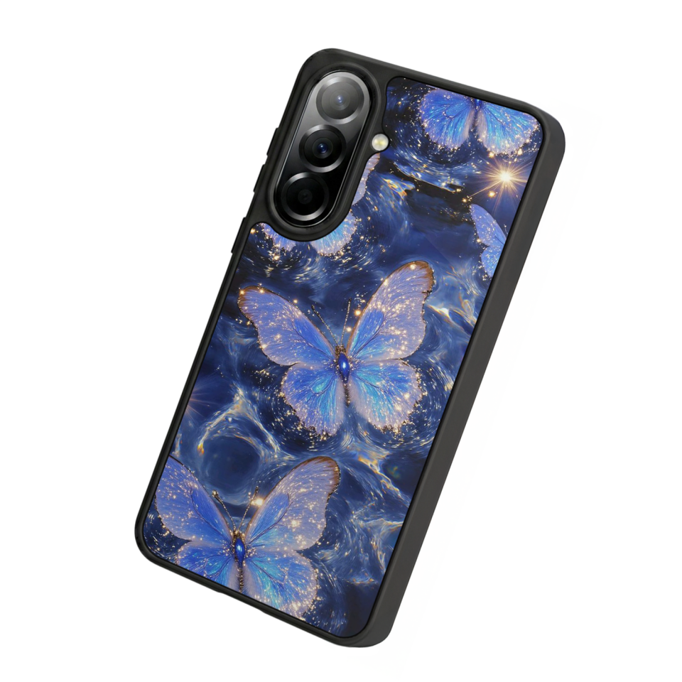 Samsung Galaxy A57 Uyumlu Kelebek Tasarımlı Glossy Premium Kılıf