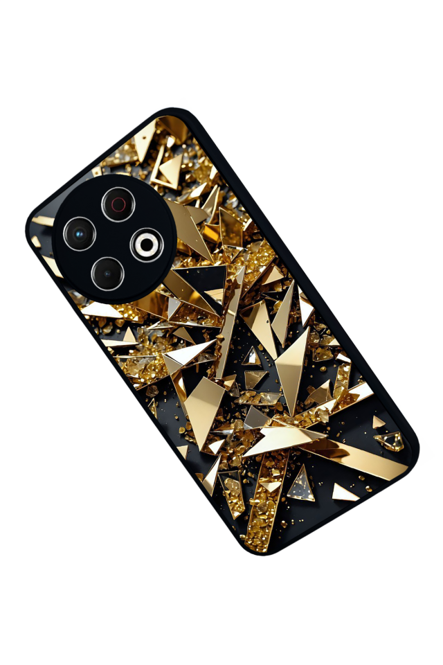 Tecno Spark 30 Pro Uyumlu Mermer Marble Tasarımlı Glossy Premium Kılıf