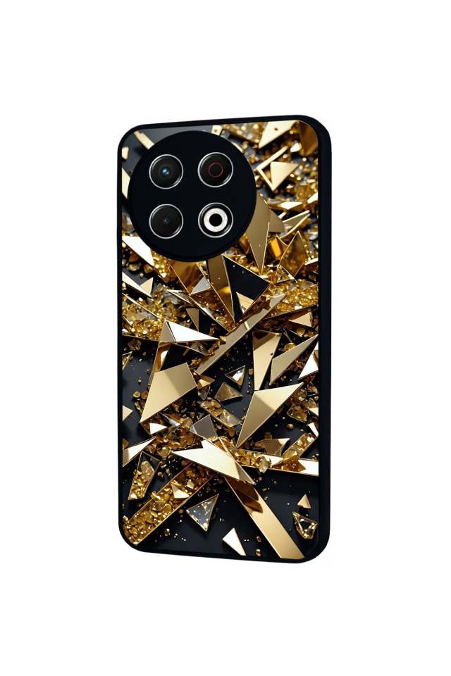 Tecno Spark 30 Pro Uyumlu Mermer Marble Tasarımlı Glossy Premium Kılıf