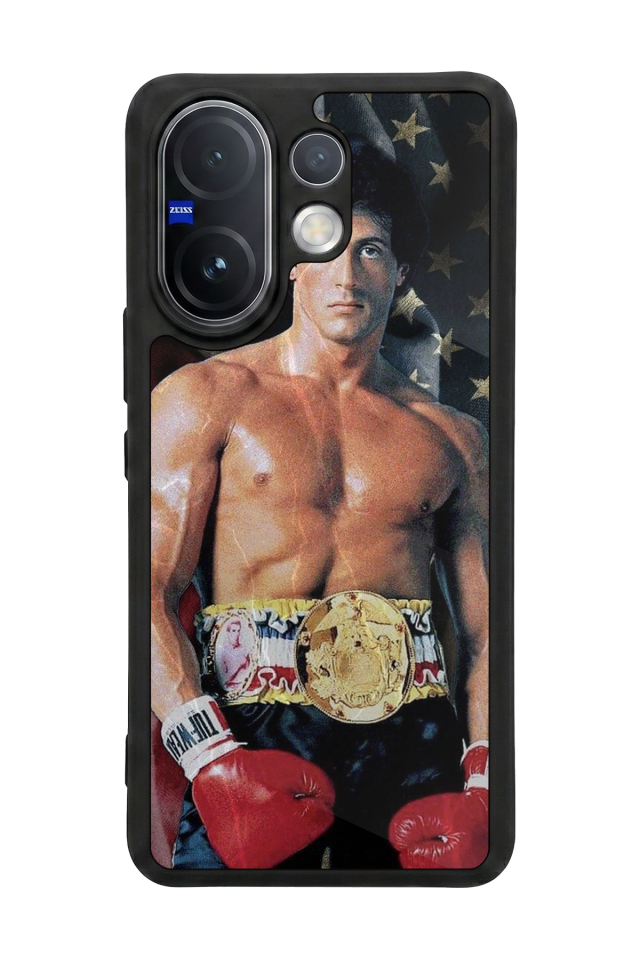 Vivo V60 Uyumlu Rocky Tasarımlı Glossy Premium Kılıf