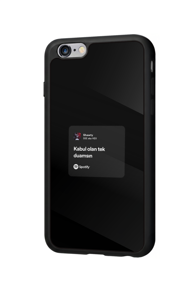 iPhone 6s Plus Uyumlu Sarki Sozleri Tasarımlı Glossy Premium Kılıf