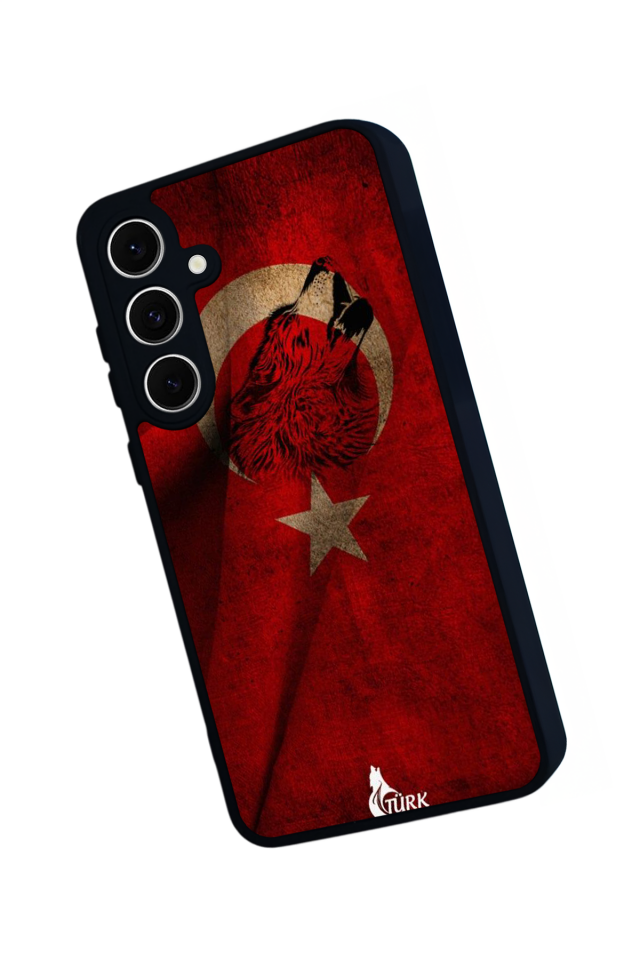 Samsung Galaxy S24 FE Uyumlu Türk Bayragi Tasarımlı Glossy Premium Kılıf