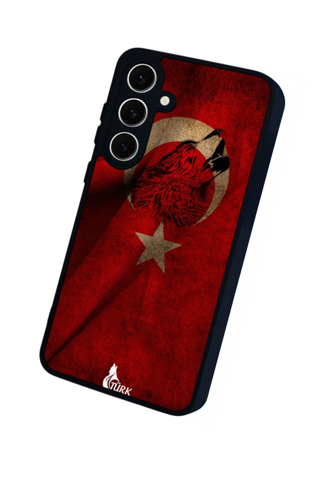 Samsung Galaxy S24 FE Uyumlu Türk Bayragi Tasarımlı Glossy Premium Kılıf