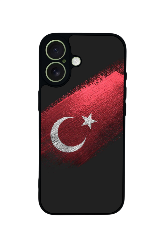 iPhone 17 Uyumlu Türk Bayragi Tasarımlı Glossy Premium Kılıf
