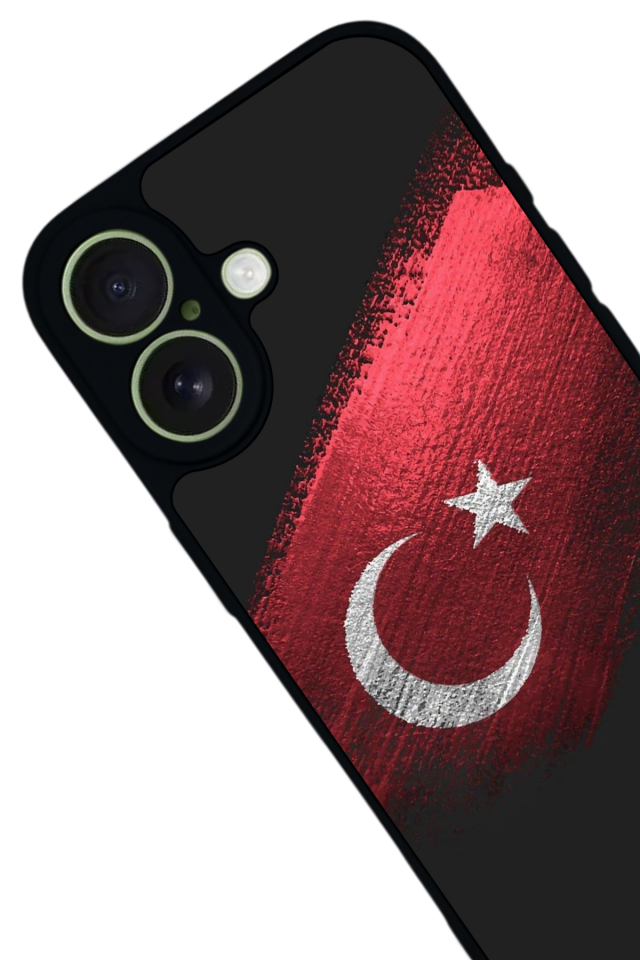 iPhone 17 Uyumlu Türk Bayragi Tasarımlı Glossy Premium Kılıf
