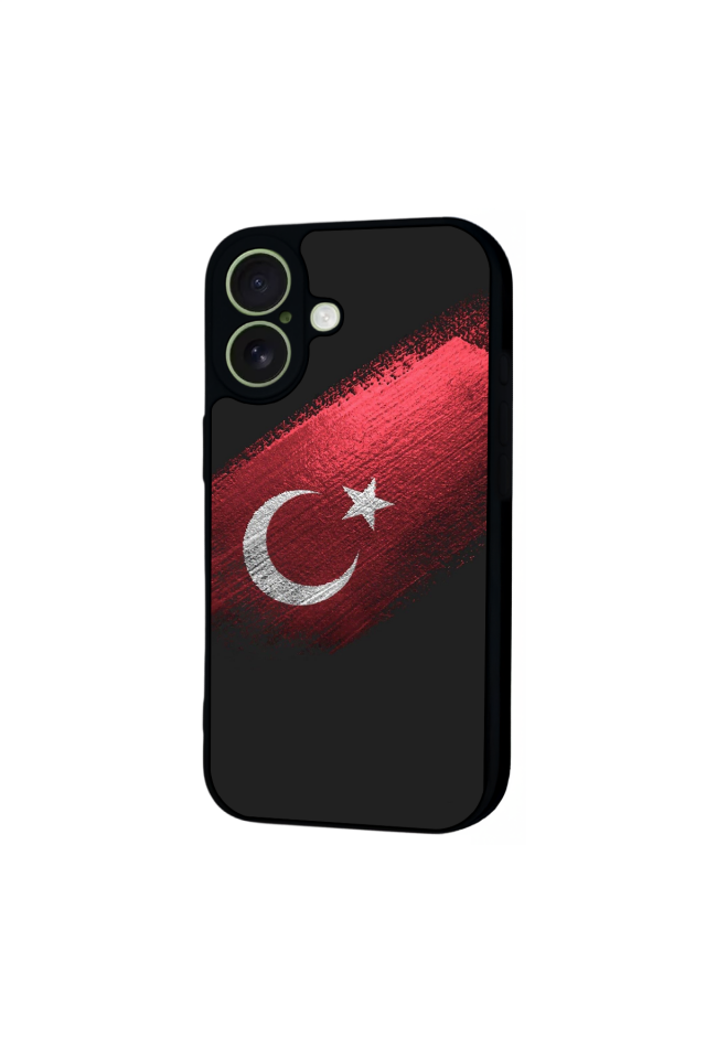 iPhone 17 Uyumlu Türk Bayragi Tasarımlı Glossy Premium Kılıf