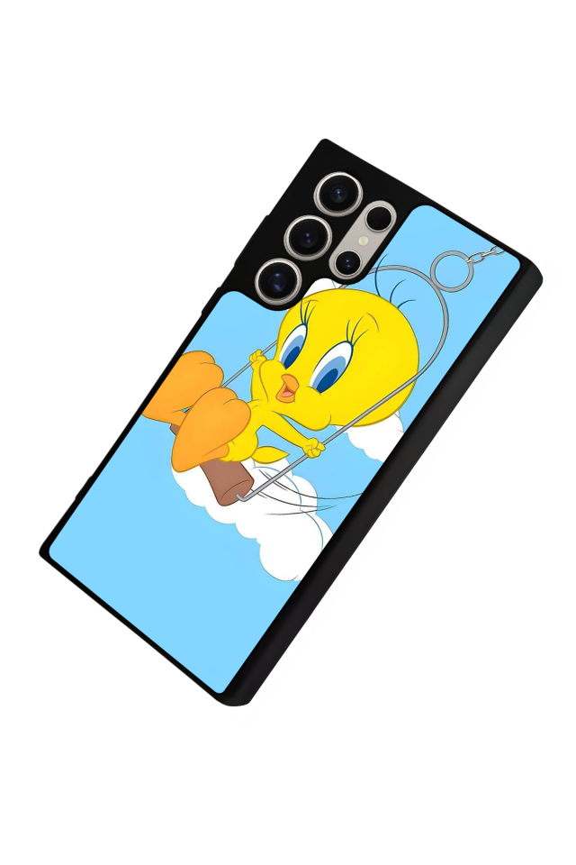 Samsung Galaxy S23 Ultra Uyumlu Tweety Tasarımlı Glossy Premium Kılıf