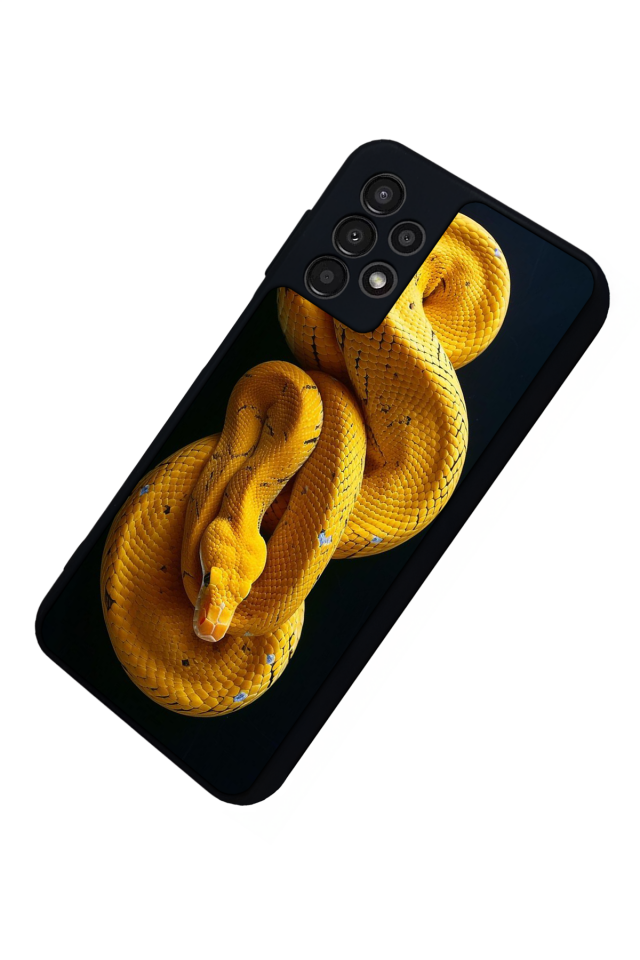 Samsung Galaxy A23 Uyumlu Yılan Tasarımlı Glossy Premium Kılıf
