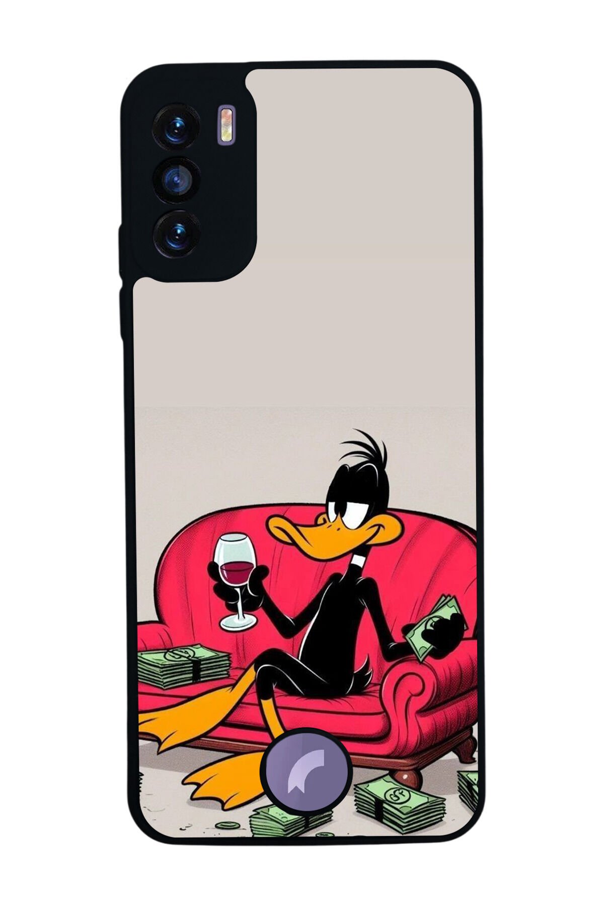 Reeder S19 Max Pro S Uyumlu Daffy duck Tasarımlı Glossy Premium Kılıf