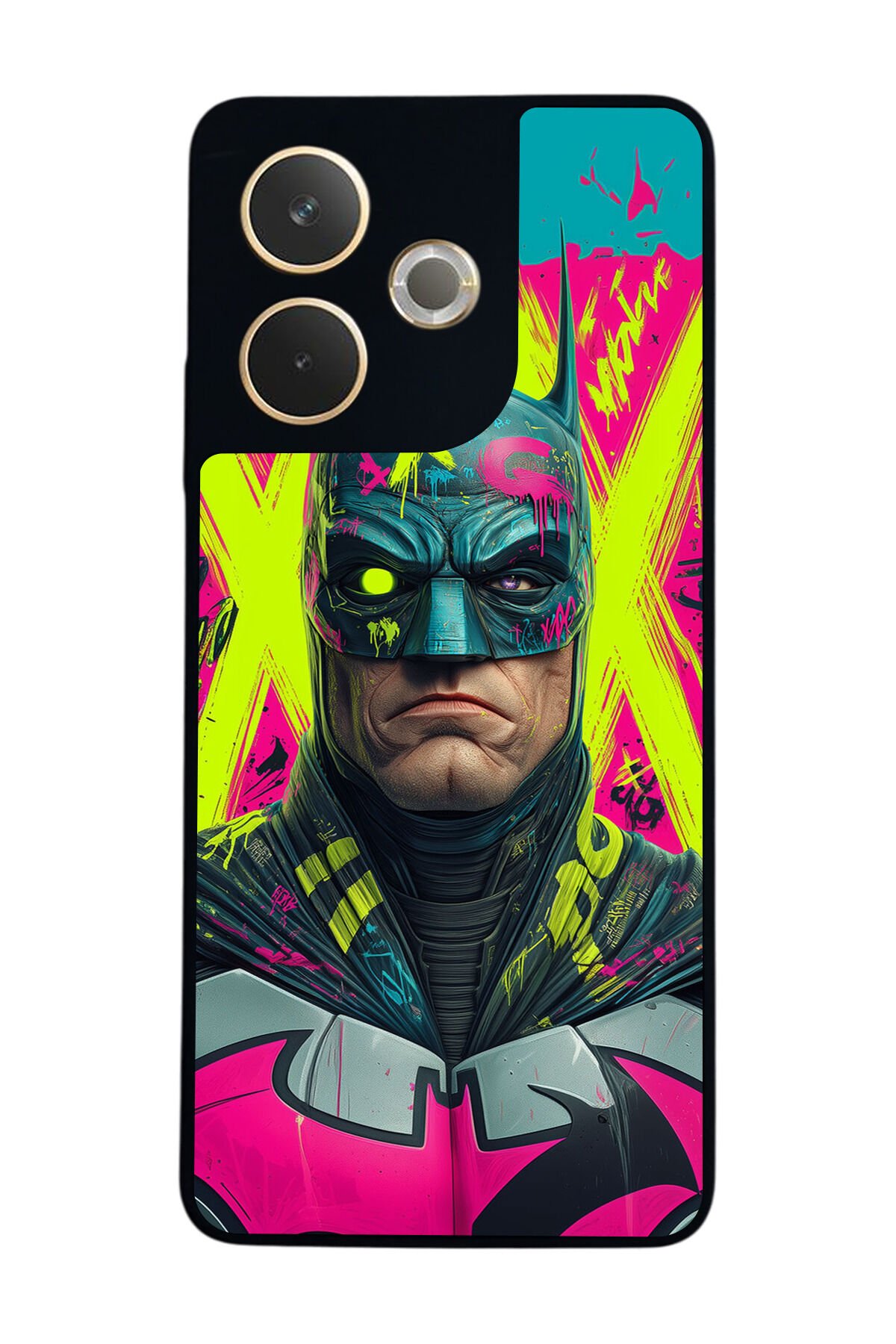 Oppo A5 Pro Uyumlu Batman Tasarımlı Glossy Premium Kılıf