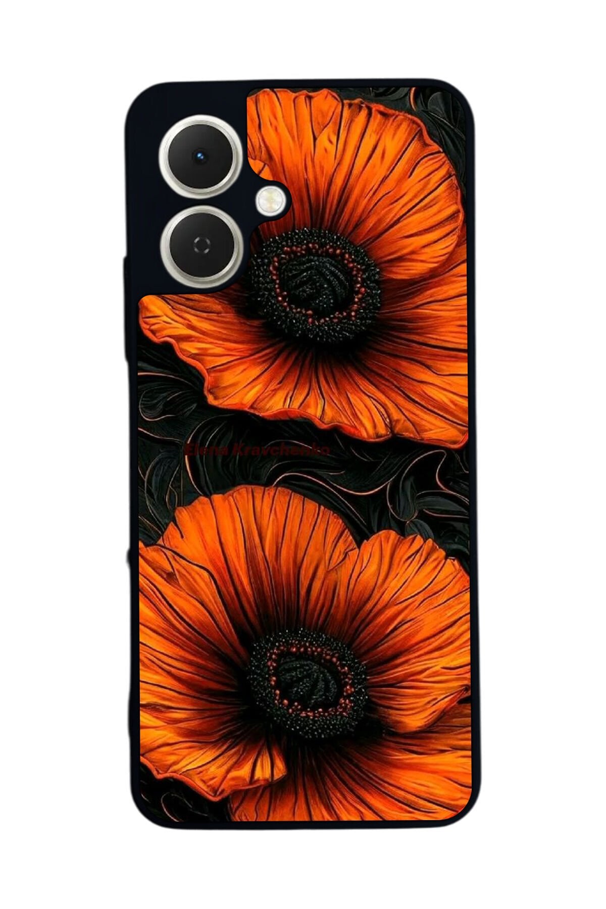 Tecno Spark GO 2 Uyumlu Botanik Tasarımlı Glossy Premium Kılıf