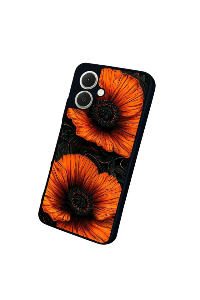 Tecno Spark GO 2 Uyumlu Botanik Tasarımlı Glossy Premium Kılıf