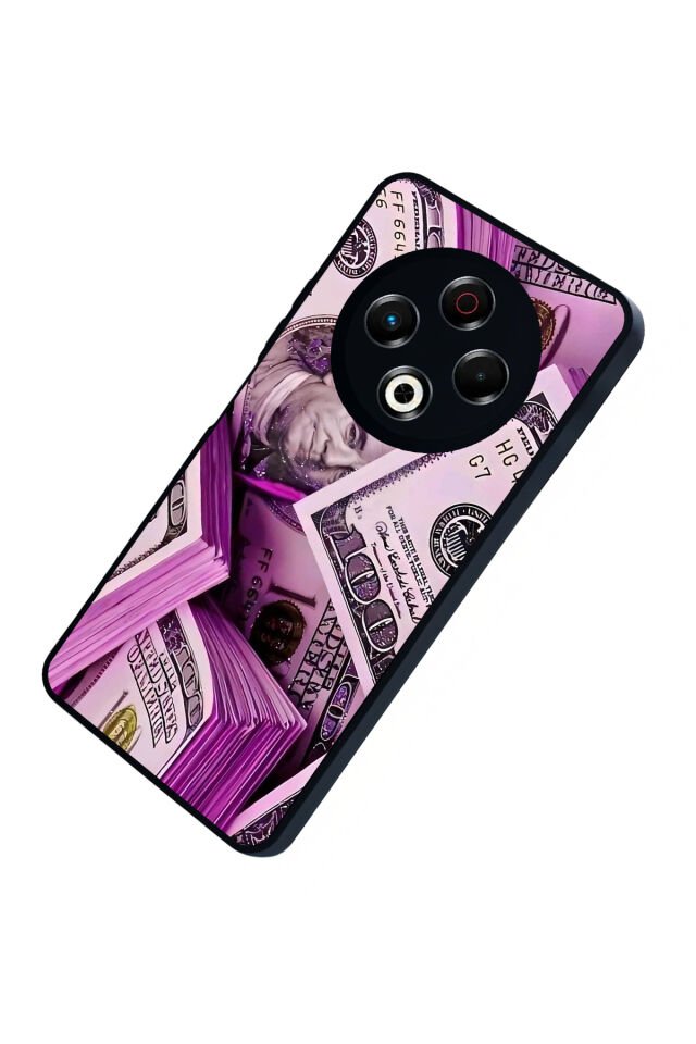 Tecno Spark 30 Uyumlu Money Para Tasarımlı Glossy Premium Kılıf