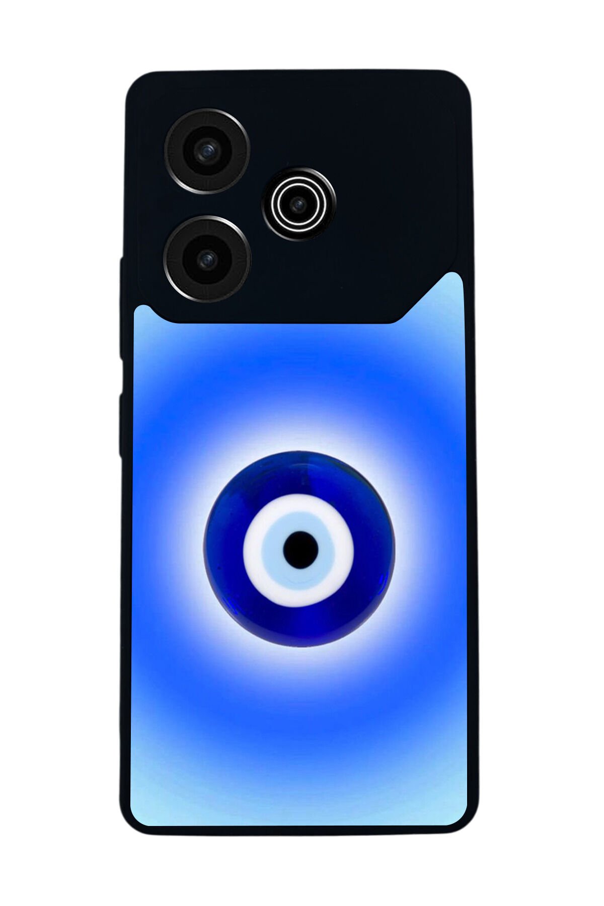 Tecno Pova 6 Uyumlu Nazar Tasarımlı Glossy Premium Kılıf