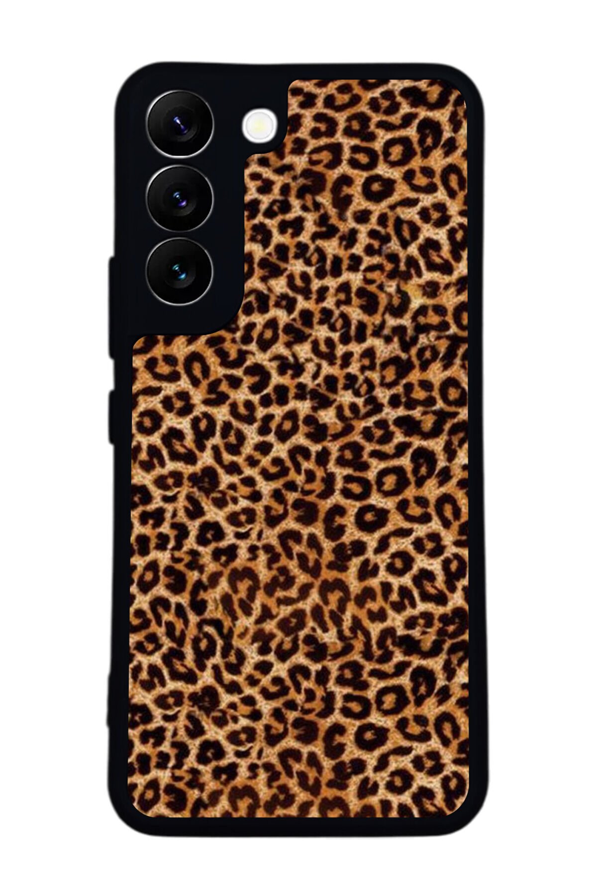 Samsung Galaxy S22 Uyumlu Leopar Tasarımlı Glossy Premium Kılıf