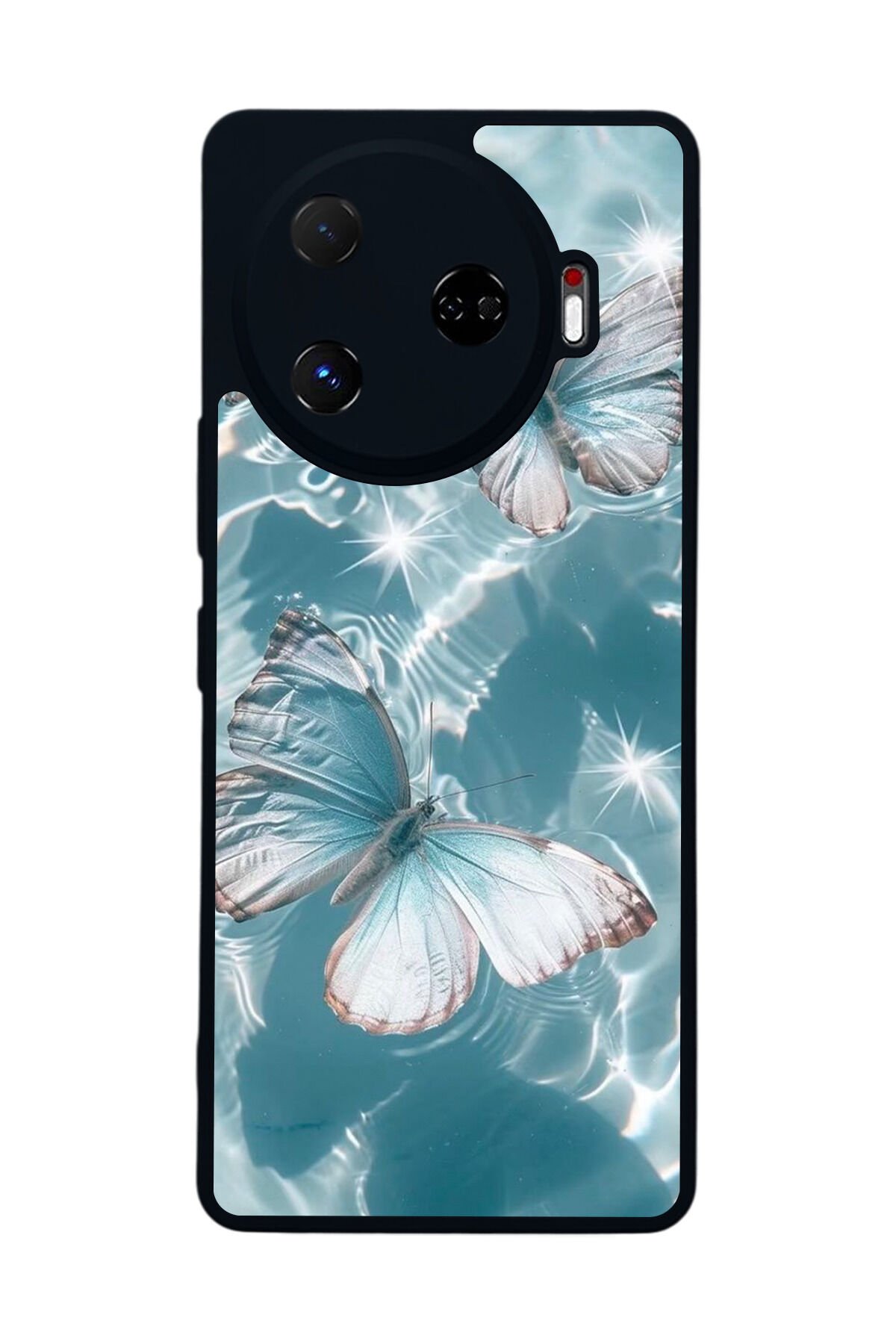 Tecno Camon 30 Pro Uyumlu Kelebek Tasarımlı Glossy Premium Kılıf