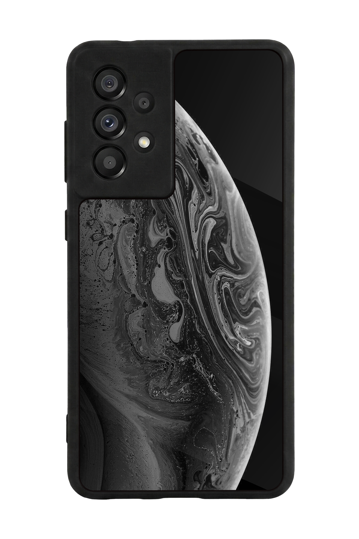 Samsung Galaxy A73 Uyumlu Ay Tasarımlı Glossy Premium Kılıf