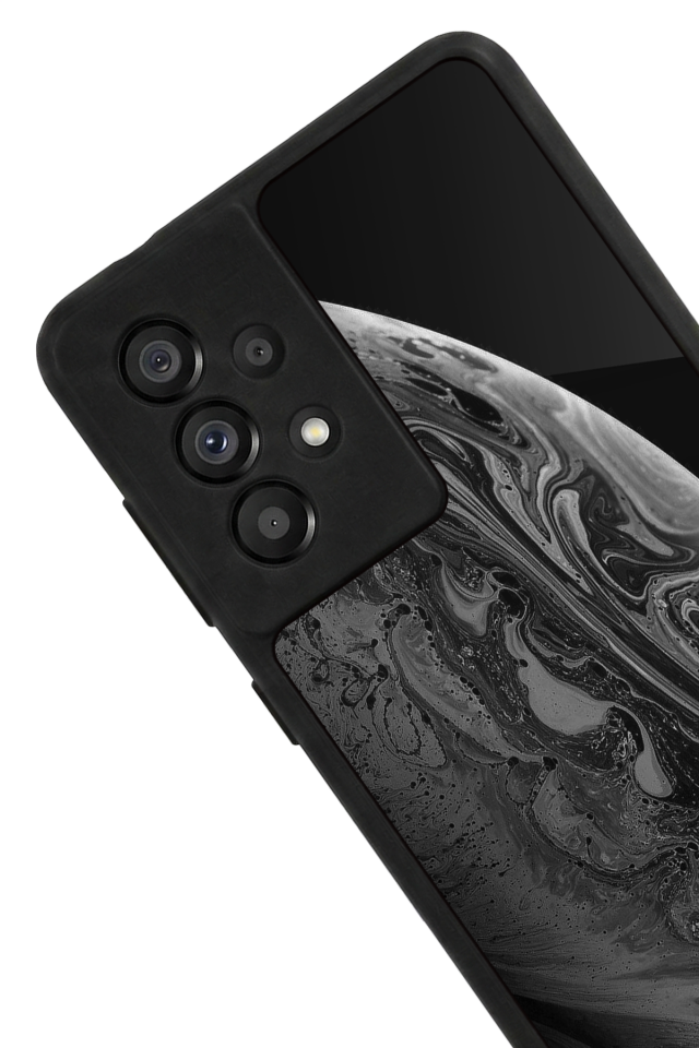 Samsung Galaxy A73 Uyumlu Ay Tasarımlı Glossy Premium Kılıf
