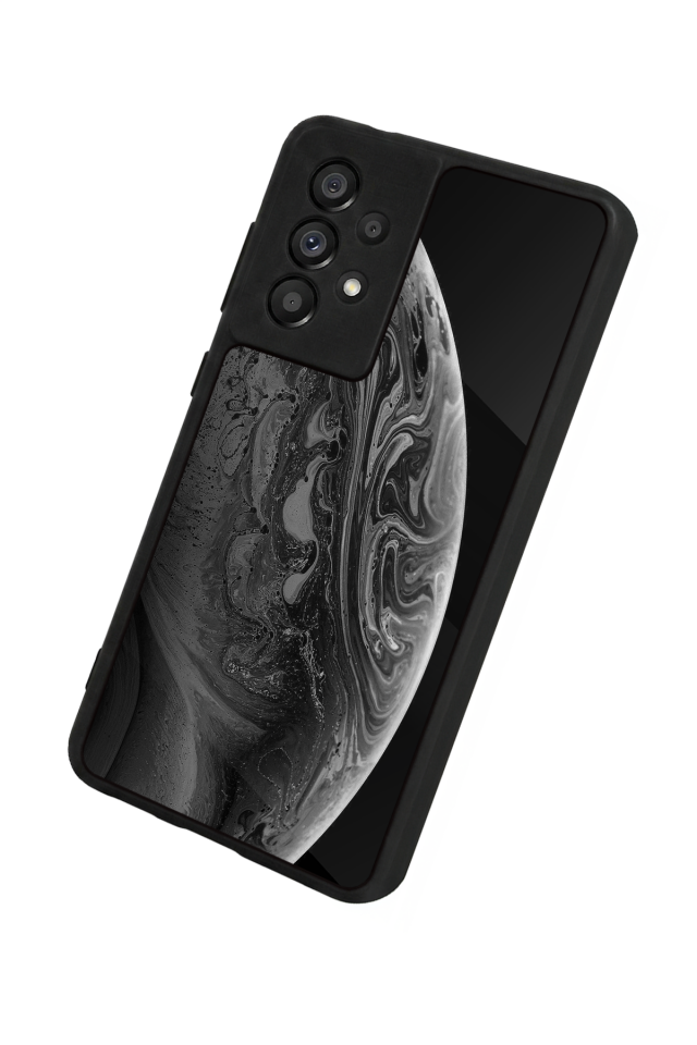 Samsung Galaxy A73 Uyumlu Ay Tasarımlı Glossy Premium Kılıf