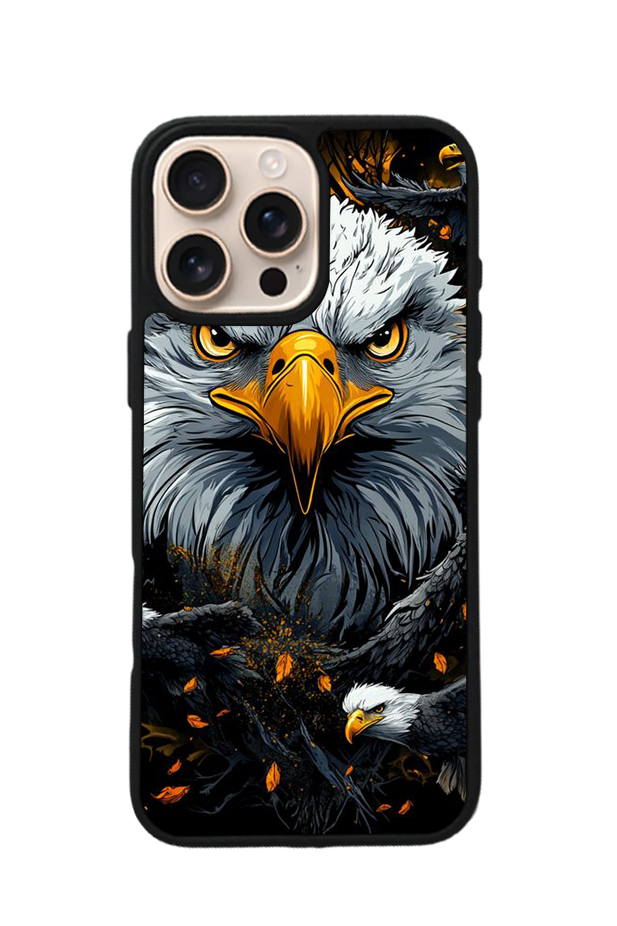 iPhone 16 Pro Max Uyumlu Besiktas Tasarımlı Glossy Premium Kılıf
