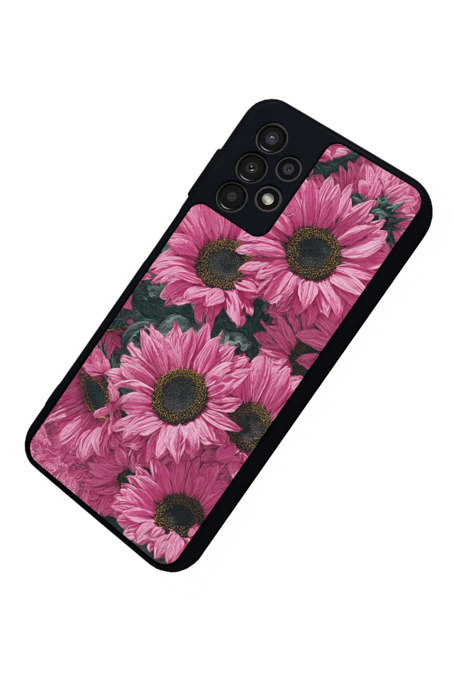 Samsung Galaxy A13 Uyumlu Cicek Tasarımlı Glossy Premium Kılıf