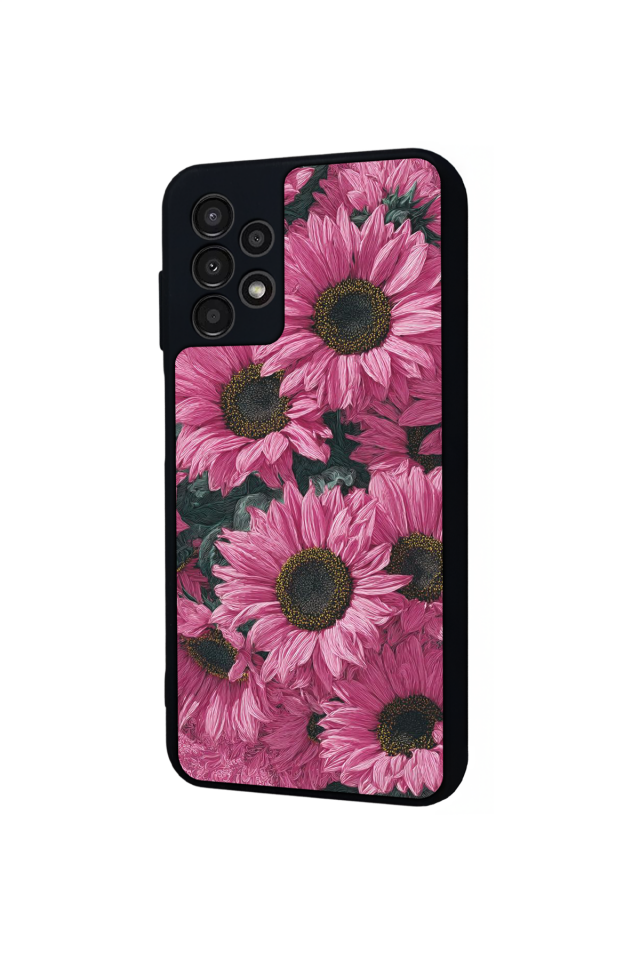 Samsung Galaxy A13 Uyumlu Cicek Tasarımlı Glossy Premium Kılıf
