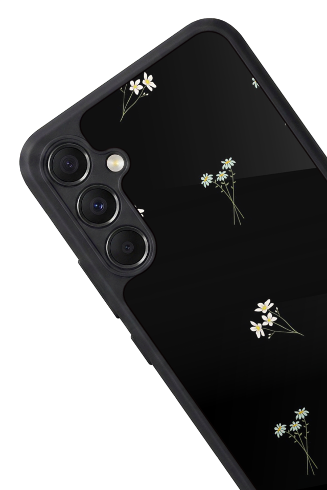 Samsung Galaxy M34 Uyumlu Cicek Tasarımlı Glossy Premium Kılıf
