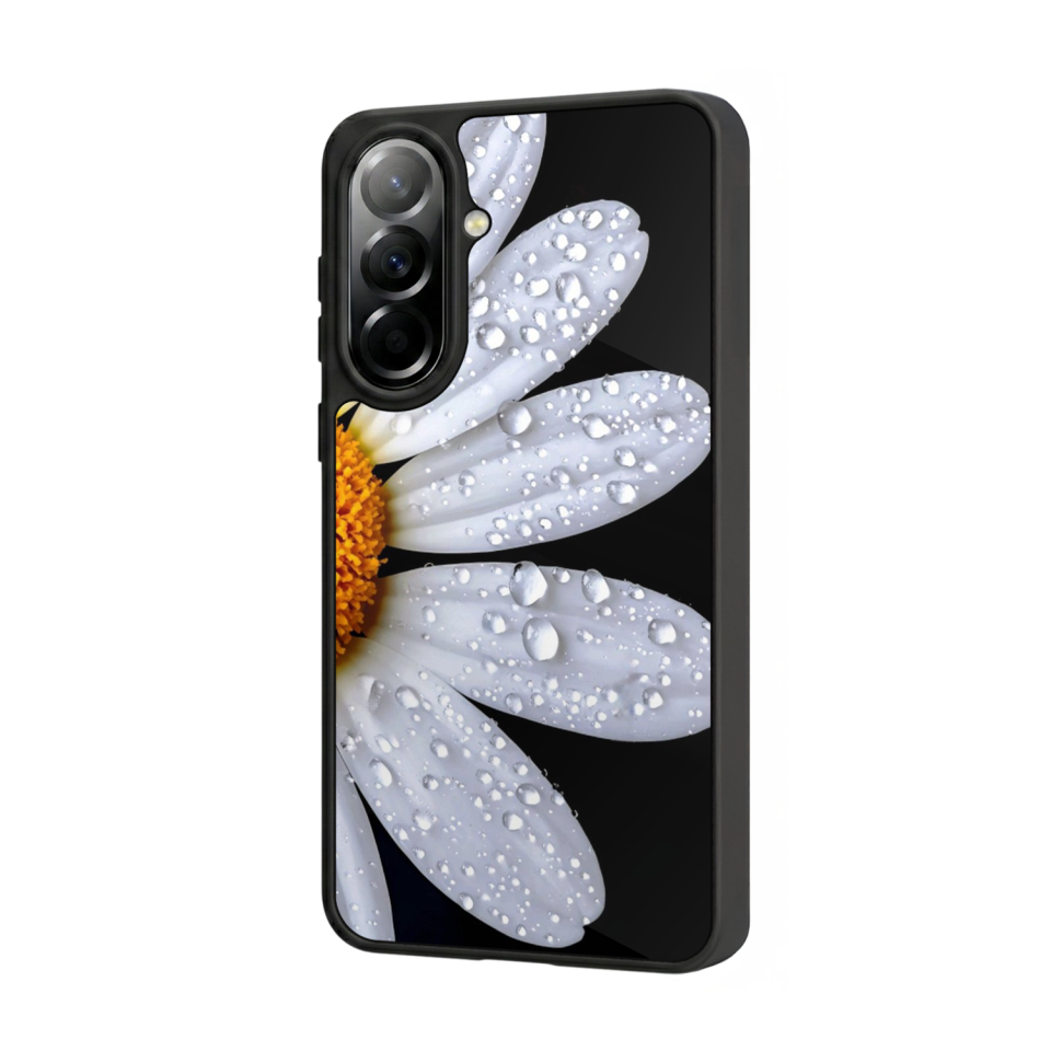 Samsung Galaxy A37 Uyumlu Cicek Tasarımlı Glossy Premium Kılıf