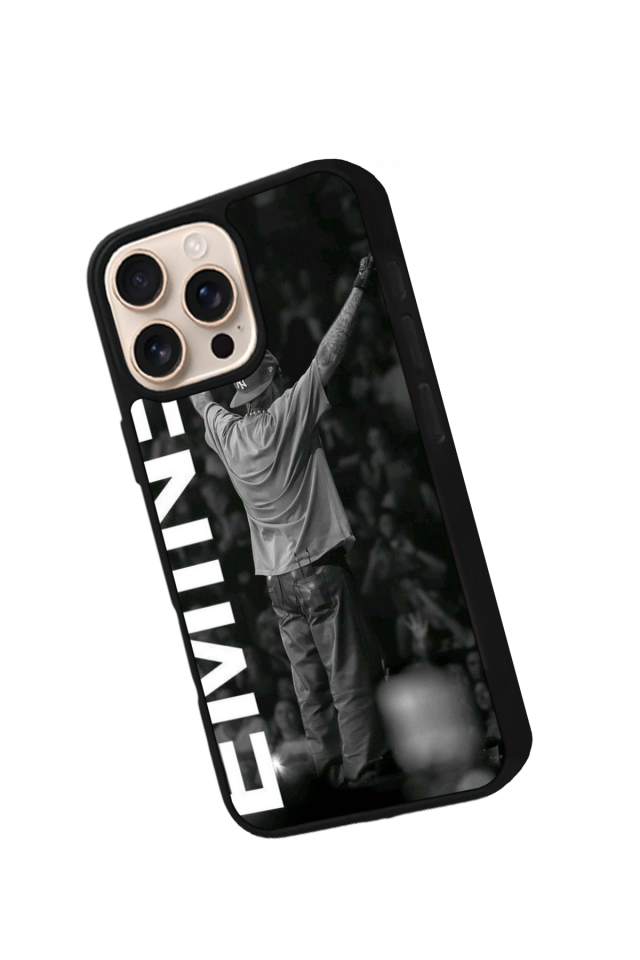 iPhone 16 Pro Max Uyumlu Eminem Tasarımlı Glossy Premium Kılıf