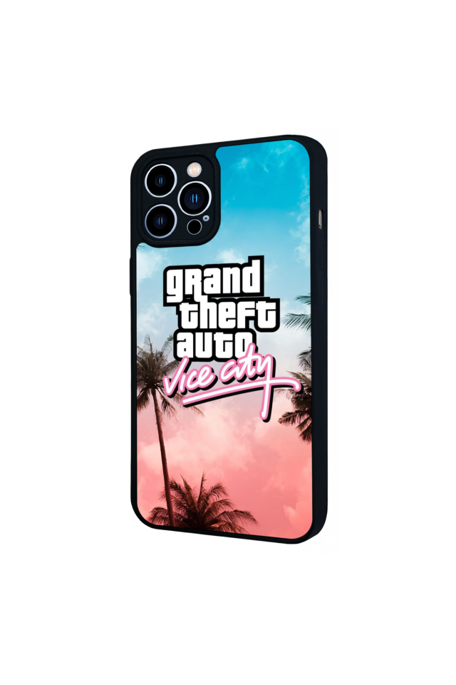 iPhone 13 Pro Max Uyumlu GTA Tasarımlı Glossy Premium Kılıf
