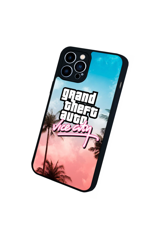 iPhone 13 Pro Max Uyumlu GTA Tasarımlı Glossy Premium Kılıf