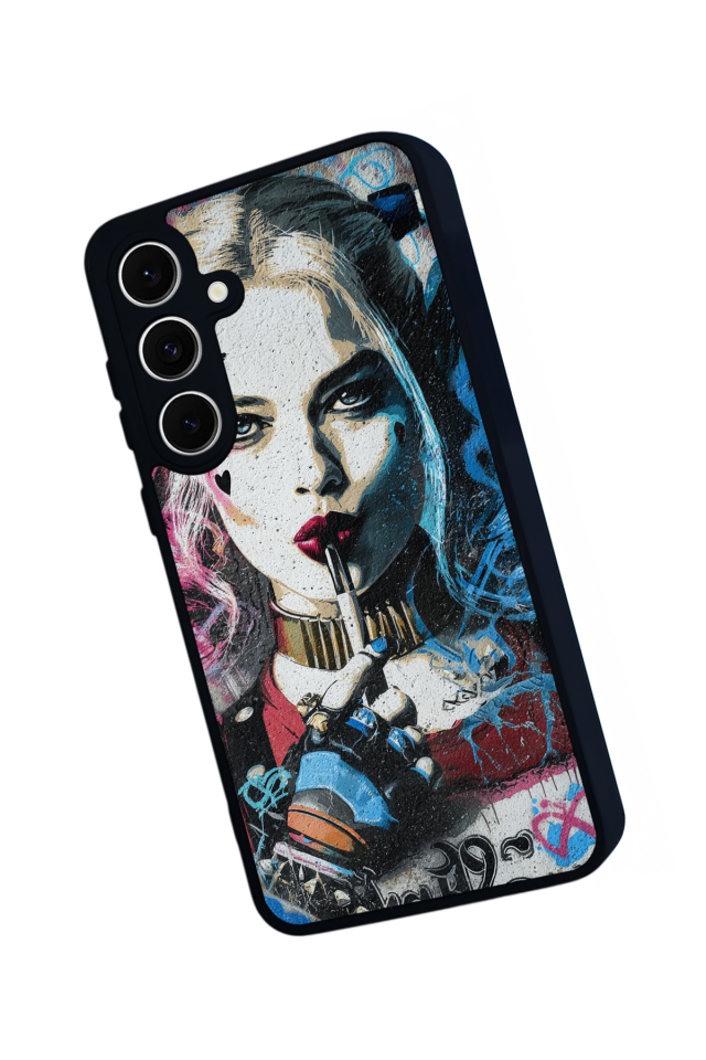 Samsung Galaxy A16 Uyumlu HarleyQueen Tasarımlı Glossy Premium Kılıf