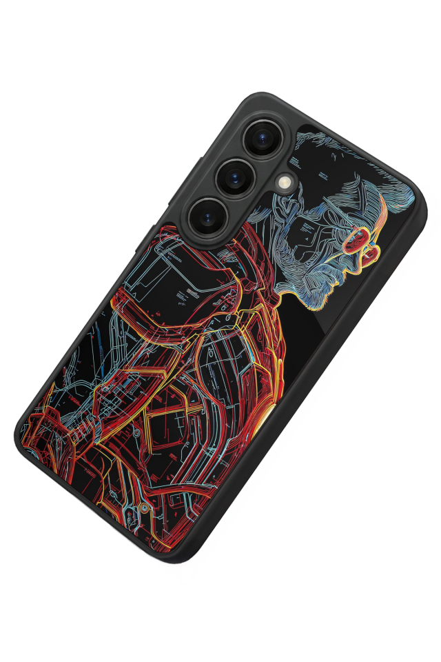 Samsung Galaxy S26 Uyumlu Iron Man ( Demir Adam ) Tasarımlı Glossy Premium Kılıf